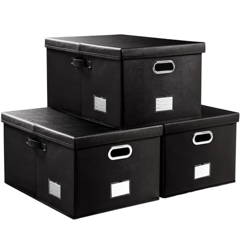 Collapsible Storage Box with Lid [3