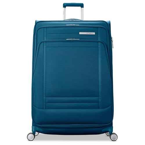 UpLIFT Lightweight Large Checked Softside Luggage with Spinner Wheels