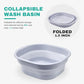 2 Pack Collapsible Wash Basin Set (2 Count)