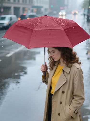 Windproof Travel Umbrellas for Rain and Sun