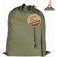 LFH Home Large Premium 1pack Cotton Rich Canvas Laundry Bag with Drawstring and Handles Heavy Duty