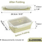 Collapsible Silicone Food Storage Containers Set with Lid & Air Ven