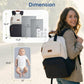 Diaper Bag Backpack Travel Baby Bag with Changing Pad for Mom Dad