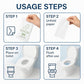 Individually Wrapped XXL Toilet Seat Covers Disposable Flushable for Travel (30 Count)