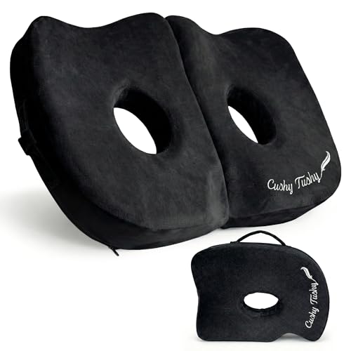 Seat Cushion Premium Foldable Sit Bone Cushion for Pressure Relief