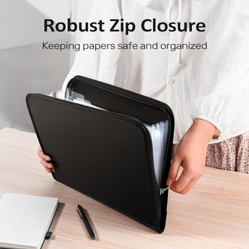 7 Pockets Accordion File Organizer