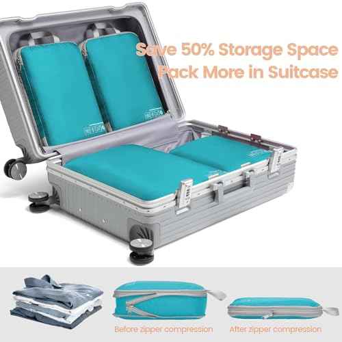 Compression Packing Cubes for Travel (4 Count)