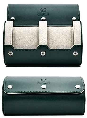 Watch Travel Case for Men Watch Roll for Travel Organizer and Display Watch Case (31 Count)