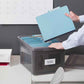 Plastic File Box with Snap Lid (4 Count)