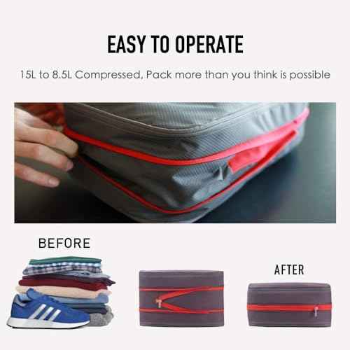 15L Compression Packing Cube Large Travel Organizer