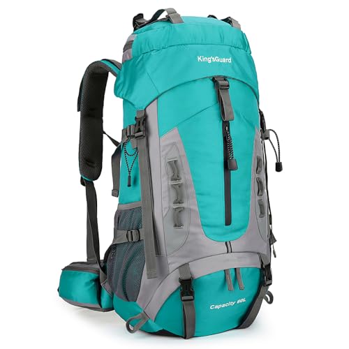 60L Hiking Backpack for Men and Women Lightweight Camping Hiking Backpack with Rain Cover Large Waterproof Travel Backpack Backpacking Pack