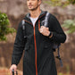 Long Rain Jackets Lightweight Hooded Packable Raincoat Waterproof Outdoor Hiking Windbreaker Jacket for Men