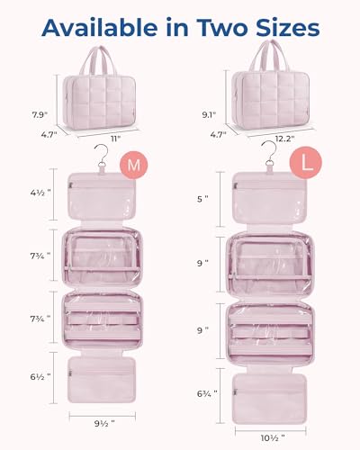 Travel Toiletry Bag with Jewelry Organizer