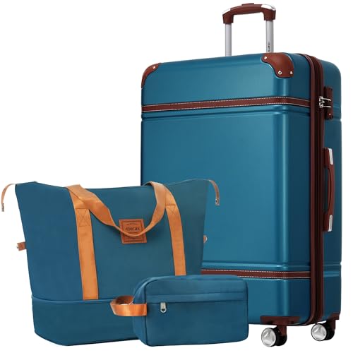 Suitcase Set 28 IN Expandable Luggage with TSA Lock Spinner Wheels (3 Count)
