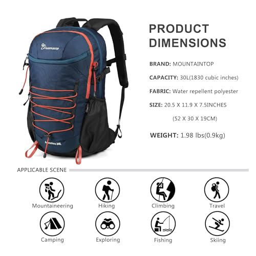 25 30L Lightweight Hiking Backpack