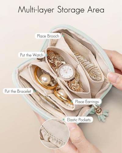 Small Travel Jewelry Case