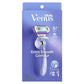 Deluxe Smooth Swirl Women's Razor Handle + 2 Blade Refills