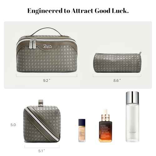 Travel Makeup Bag for Women (3 Count)