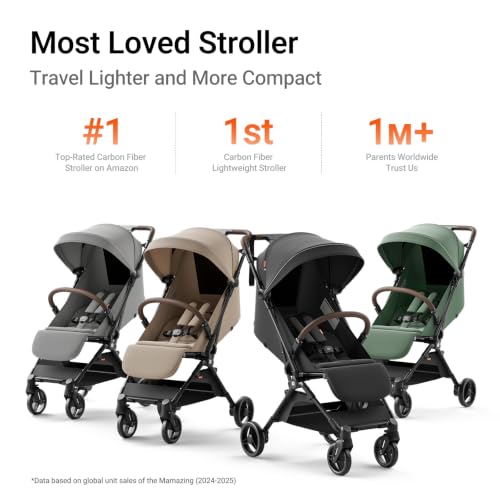 Ultra Air Lightweight Baby Travel Stroller with Carbon Fiber Frame