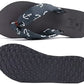 Flip Flops for Women Arch Support Summer Beach Sandals Grey Size 9