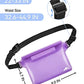 2 Pack Waterproof Fanny Pack Pouch Dry Bag for Phone Passport Purse (2 Count)