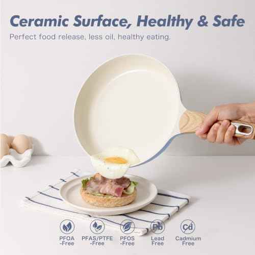 Ceramic Pots and Pans Set Nonstick
