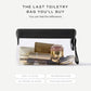 Parcel Clear Travel Kit with Zipperless Magnetic Closure