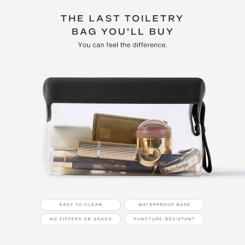 Parcel Clear Travel Kit with Zipperless Magnetic Closure