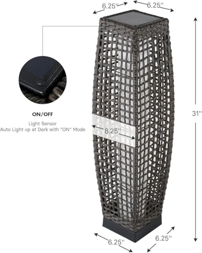 Outdoor Solar Floor Lamp