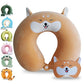 Cute Travel Pillow with Sleep Eye Mask Cartoon Headrest & Neck Pillow for Kids Boys & Girls
