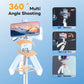 71" Selfie Stick Phone Tripod with Wireless Remote & 2 LED Fill Lights