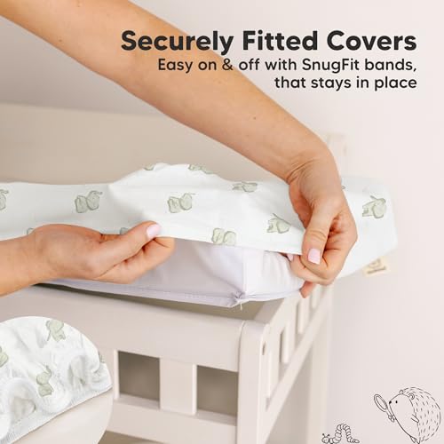 2 Pack Baby Changing Pad Cover for Girl (2 Count)