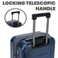 Traverse 3 Piece Carry On & Checked Suitcase Set with 360° Spinner Wheels (3 Count)