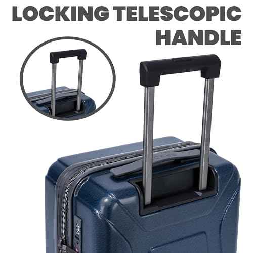 Traverse 3 Piece Carry On & Checked Suitcase Set with 360° Spinner Wheels (3 Count)