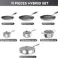 11 Pcs Pots and Pans Set (11 Count)