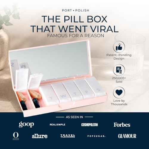 Designer Weekly Pill Box Organizer