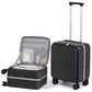 17x14x9 Carry On Luggage Underseat PC Hard Shell Suitcase Top Opening Aluminum Frame Travel Suitcases with Wheels