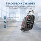 Open Alert TSA Approved Luggage Locks (6 Count)