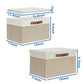 Foldable Storage Bins with Lids (2 Count)