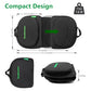 Small Travel Seat Cushion Cooling Gel & Memory Foam Portable Foldable Seat Pad for Airplane