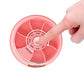 2PCS INVODA Weekly Pill Organizer 7 Compartment Rotating Pill Box for Daily (2 Count)