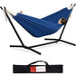 Double Hammock with Stand for Outside