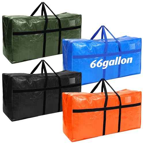 4 Pcs 66 Gallon Extra Large Moving Bags Heavy Duty Storage Bag (4 Count)