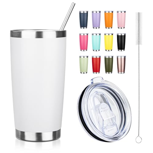 20oz Tumbler with Straw and Brush