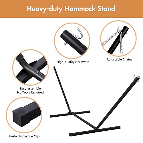 Outdoor Hammock with Stand 12FT