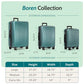 Boren Hardside Spinner Luggage With Aluminum Handle (3 Piece)