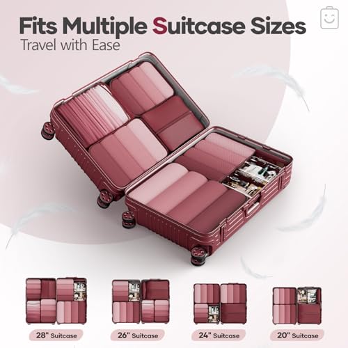 9 11 Set Compression Packing Cubes for Travel Essentials (9 Count)