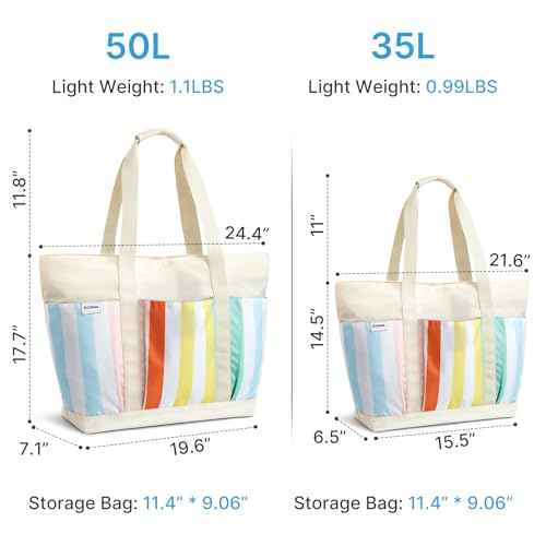 Beach Bag Waterproof Beach Tote Pool Bags for Women