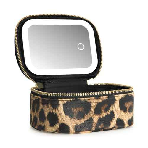 Mini Makeup Bag with Led Mirror