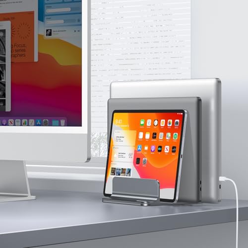 3 Slot Multiple Vertical Laptop Stand